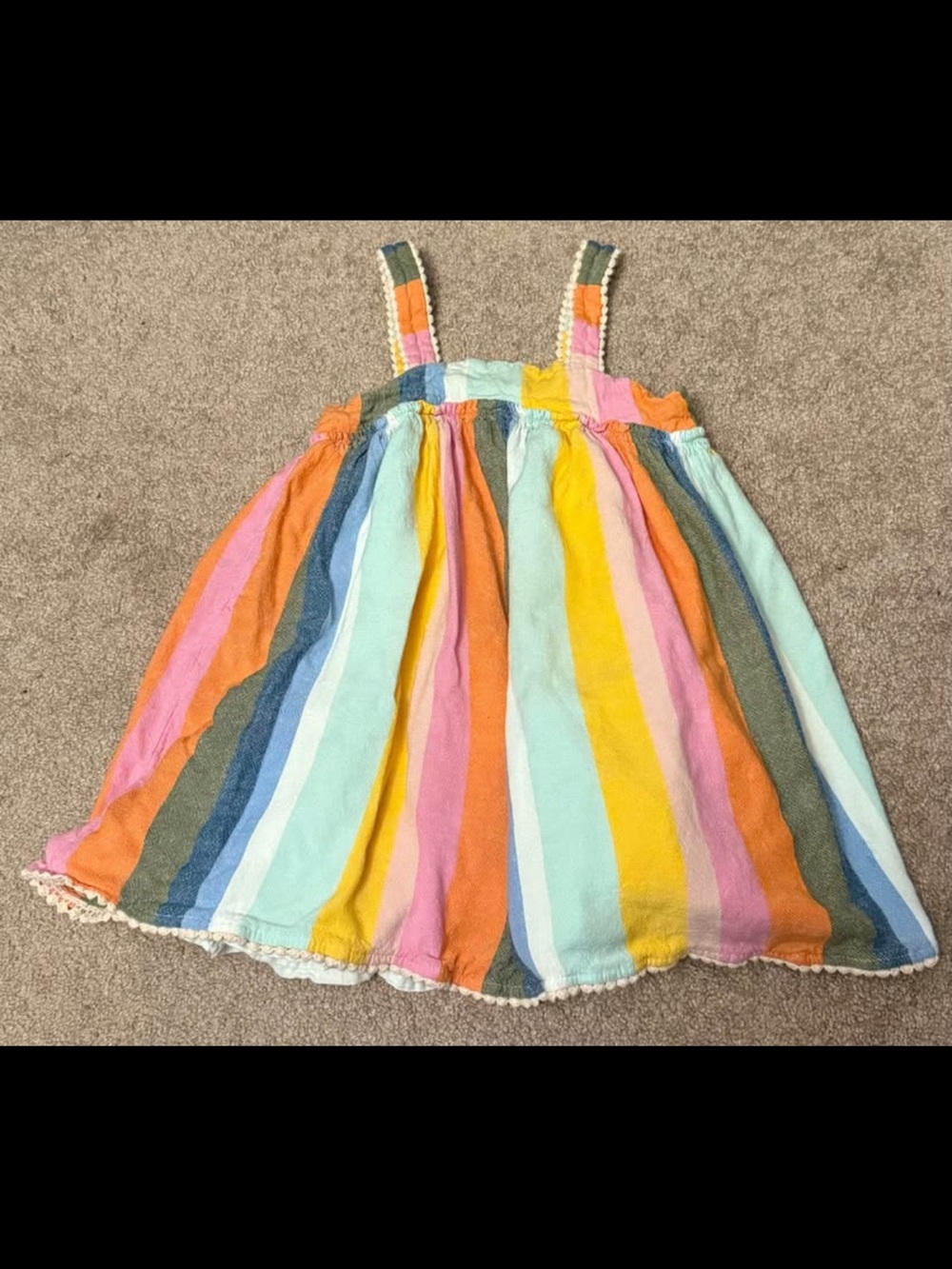Tahari Rainbow Boho Dress Size 5T